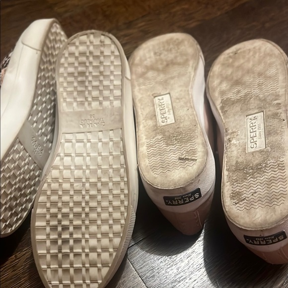 SPERRY Pink Top Silders & ZARA Animal print pullon sneaker SZ8 for $12 2 for 1 - Picture 7 of 8